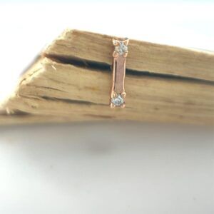 Beam Diamond 14k Rose